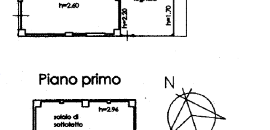 VICOFORTE porzione di casa ristrutturata cielo terra su due livelli